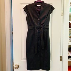 Calvin Klein charcoal pencil dress
